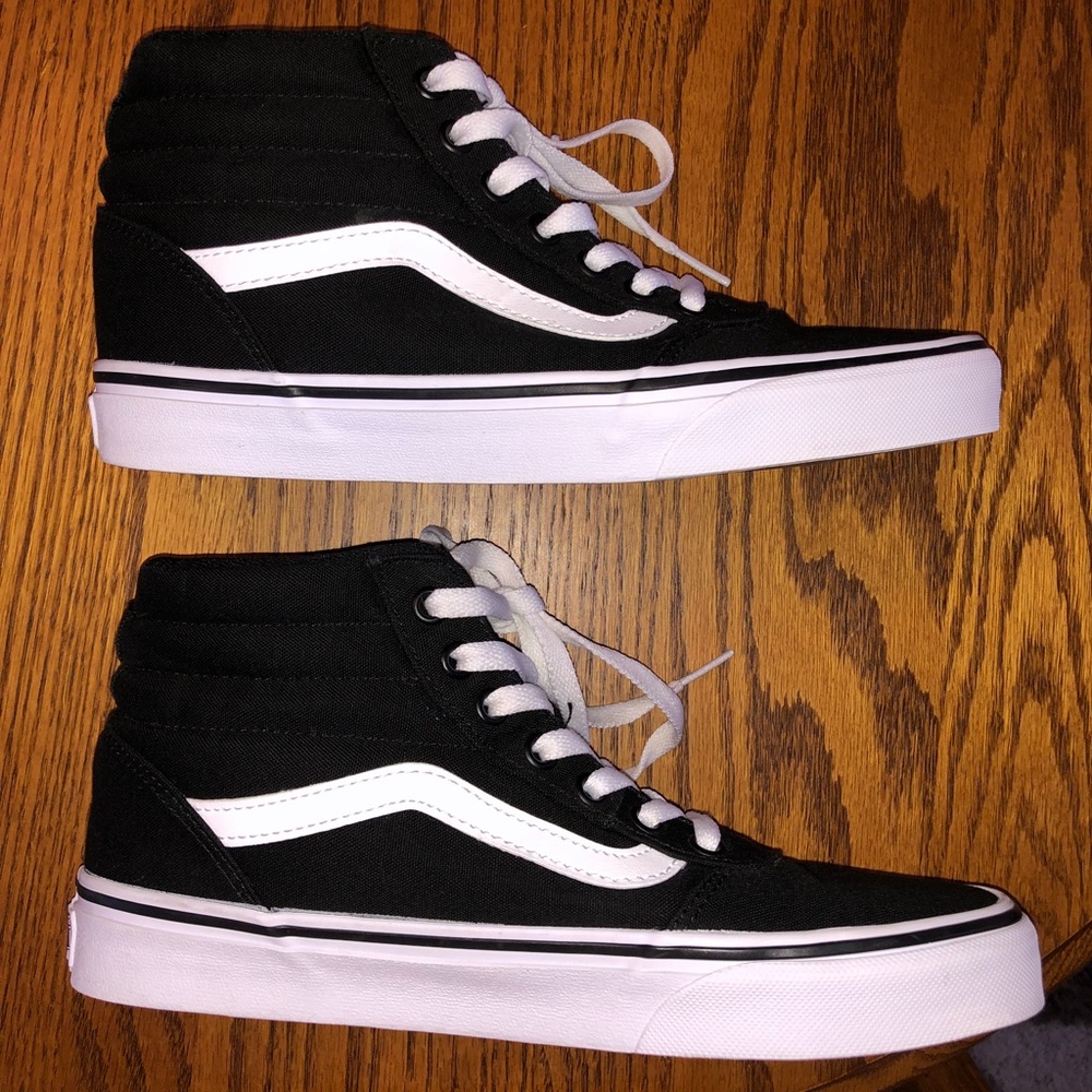 Black & White High Top Vans